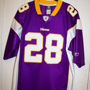 Authentic Reebok Vikings Jersey Peterson #28